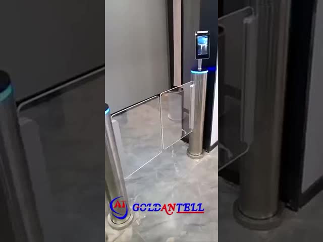 Porta infravermelha de Turnstyle da temperatura do reconhecimento de cara da seleção da temperatura do sistema de alarme do sensor