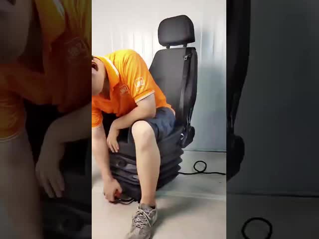 Air Suspension Truck Seats Lumbar Support For Truck Heavy Plant Industry