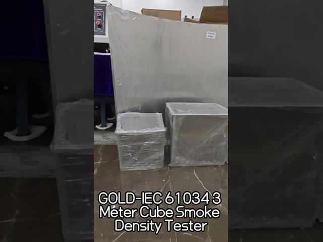 IEC 61034 3 Meter Cube Smoke Density Tester Wire And Cable Testing Equipment