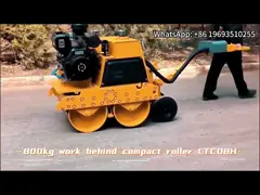 800kg Vibratory Road Roller LTC08H Walking behind Double drum 5.9kw