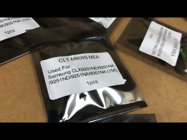 CLT-Y809 CLT-M809 CLT-C809 サムスン CLX-9301 CLX-9251 CLX-9021 プリンターカートリッジチップ CMYK HONGTAIPA