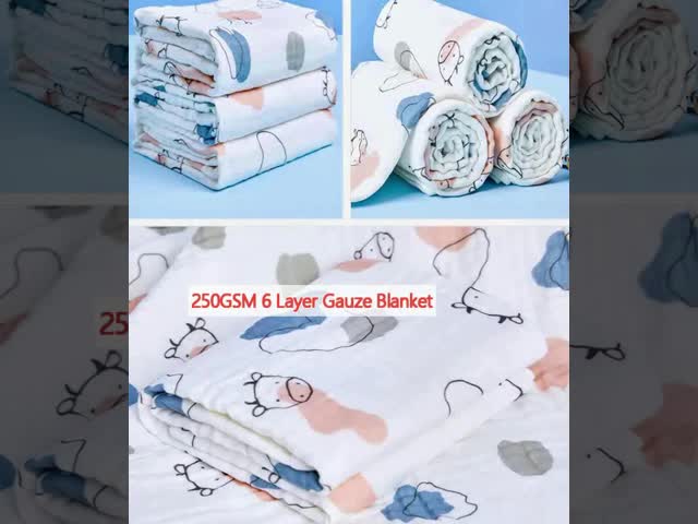 250GSM 6 camada Gauze Blanket