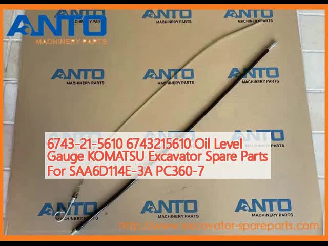 6743-21-5610 6743215610 オイルレベル計 KOMATSU SAA6D114E-3A用の掘削機スペアパーツ PC360-7