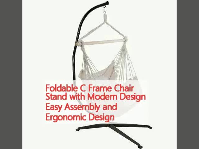 Foldable C Frame Chair Stand with Modern Design Easy Assembly and Ergonomic Design