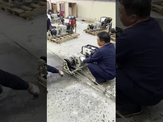ダブルキャプスタンケーブル引くウィンチ 18KN 40KNケーブルドラムウィンチ