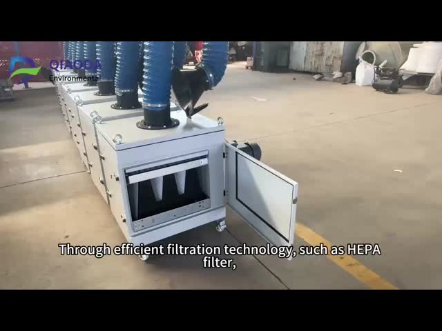 産業用粉塵収集機 吸着腕付き 携帯用溶接用煙抽出機