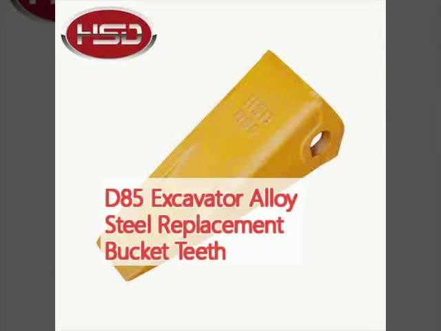 D85 Excavator Alloy Steel Replacement Bucket Teeth video