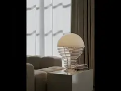 Nordic modern and ancient classic desk lamp silver bedside bedroom metal decorative table lamp