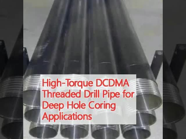 高トルク DCDMA 深穴コアリングのためのスレッドドリルパイプ