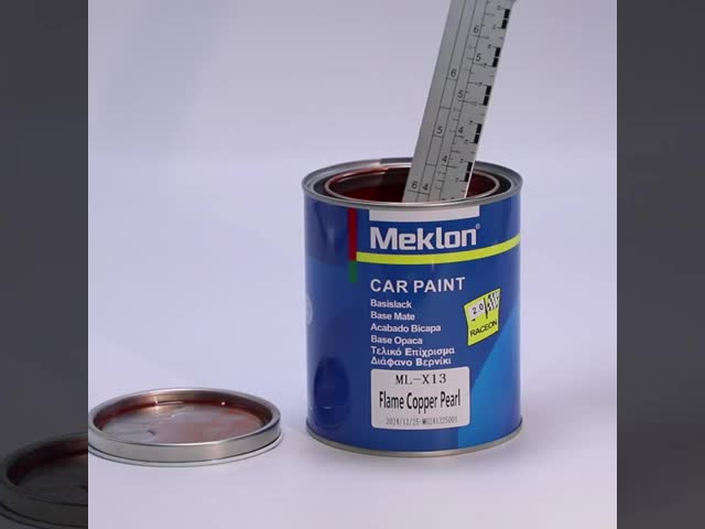 Automotive 1K Flame Copper Pearl Acrylic Liquid Coating Easy Application Car Paint Mixing System Factory Wholesale Price For