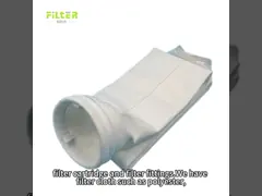 استخدام مرشح الهواء Nomex بوليستر PPS PTFE أكياس مرشحات الألياف الزجاجية لمصنع خلط الأسفلت