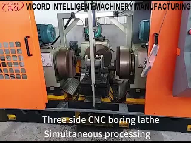 特殊 CNC  boring フレッシング マシン 3 面 CNC  boring のための