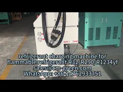 R134a Freon Charging System Automatic Siemens PLC A/C Gas Charging Equipment Filling Machine