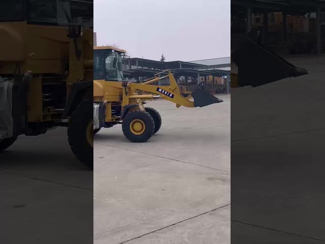 Mini wheel loader 1 tons 2 tons  use for construction small quarry bucket 0.6m3 0.8m3