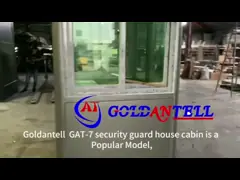 جعبه نگهبان قاب فولاد ضد زنگ / غرفه های محافظ امنیتی پیش ساخته متحرک
