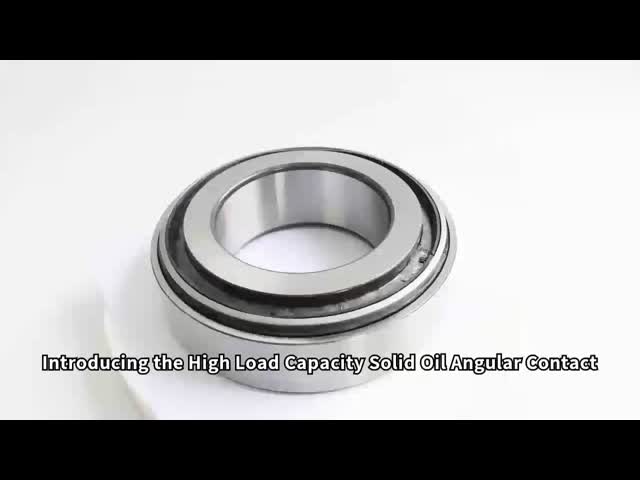 角接触球軸承 ポンプ/圧縮機/電動モーター用固体油軸承