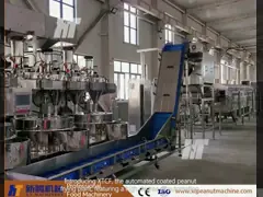 Автоматизированное покрытое ореховое фритюровое производство