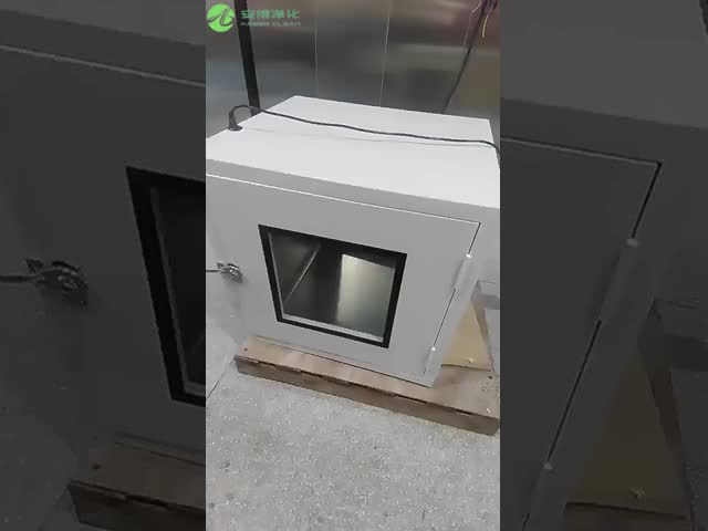 自動制御 エアシャワーのパスボックス UVランプ