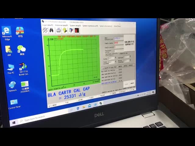 ISO 1716 Digital Bomb Calorimeter Instrument For Building Materials 0.5KW