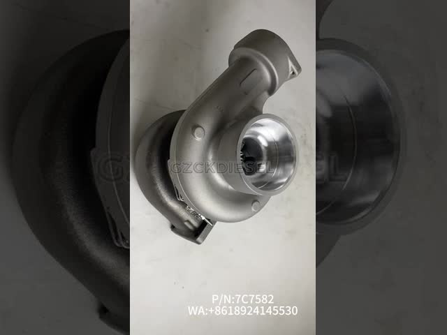Nouveau turbocompresseur Turbo S4DS-010 7C7582 313272 Pour le moteur CAT 3306 vidéo