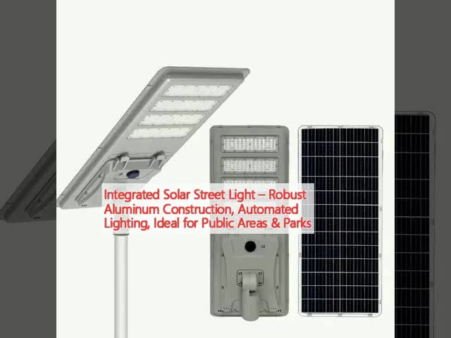 防水 オールインワン 太陽光路面灯 100W アルミニウム 屋外灯 18V 36V