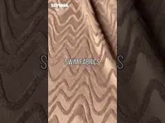 Spandex Fabric Durable Polyester Spandex Fabric Customized Length