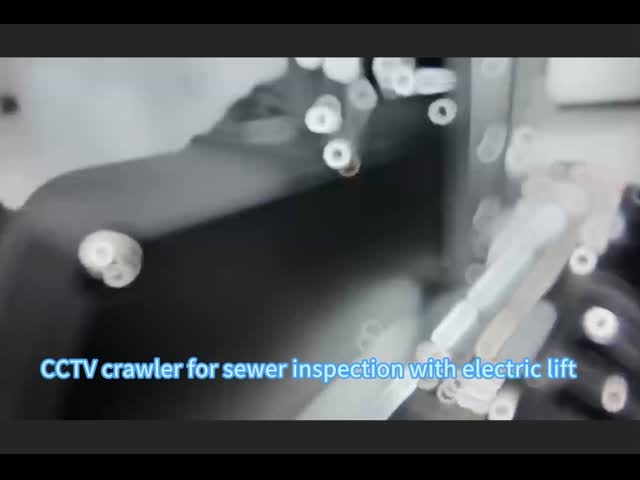 Cctvのクローラー単位の管の点検カメラのロボット システムのためのHDのカメラPTZ