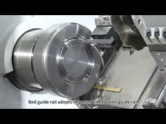 SMTCL Universal CNC Horizontal Lathe HTC50Q High Torque Spindle Heavy Slant Bed CNC Lathe