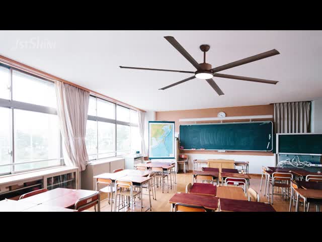 アルミブレードを持つ金属天井扇風機 オフィスのための高気量