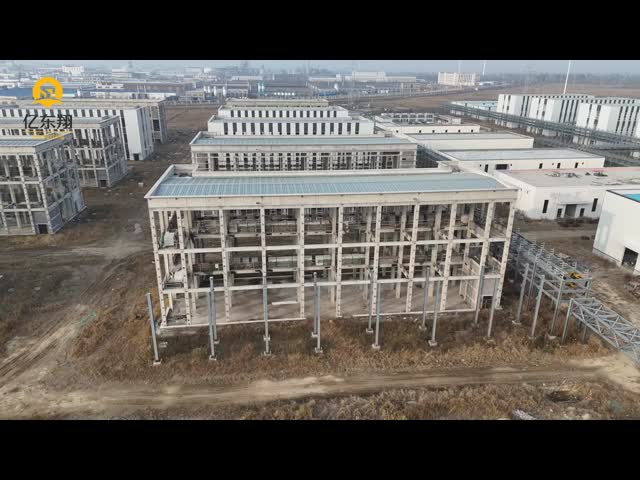 Modern Prefabricated Steel Structure Building With PU Sandwich Panel