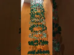 Hotel Crystal Chandelier Bar Living Room Grote Engineering Licht Groen Doorzichtige Steenglas Lamp Custom Lamp