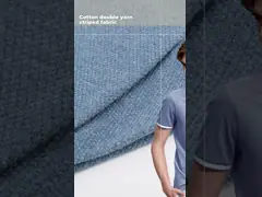 Fashionable And Skin-Friendly Environmental Striped Knit Fabric For Casual Wear