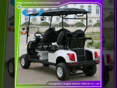 4 Seater Electric Car Sightseeing Car  48V AC Motor Resort Car For Park Airport