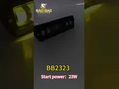 Métal de qualité lourde Blanc Jaune Double Couleur Motocycle phare LED Lumière de travail extérieur