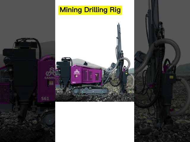 Hydraulic DTH Drilling Rig Crawler  Integrated Drilling Equipment Diesel Mining DTH Drill Machine video