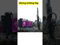 Hydraulic DTH Drilling Rig Crawler  Integrated Drilling Equipment Diesel Mining DTH Drill Machine video