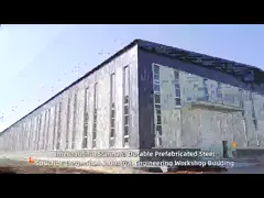 China Low-cost Prefabricated Steel Structure Warehouse Building Prefab Garages Building Kits supplier