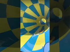 forme extérieure de haut-parleur de fibre de verre de grande glissière d'eau adulte de taille de 18m