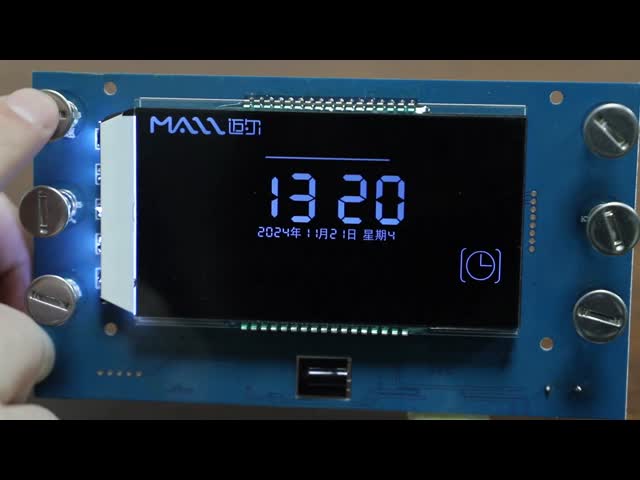 SGS 6 時 7 段 STN LCD ディスプレイ タッチスクリーン LCD ディスプレイ
