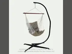 Indoor C Frame Chair Stand 18.5LBS Modern Style C Shaped Hammock Stand