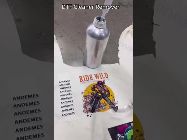 DTF アフターケアクリーニングソリューションは,移転塗装後に繊維の柔らかさを回復します.