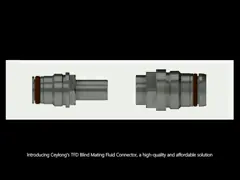 Hoge kwaliteit roestvrij staal aluminium legering of koper TFD blinde koppeling vloeistof connector
