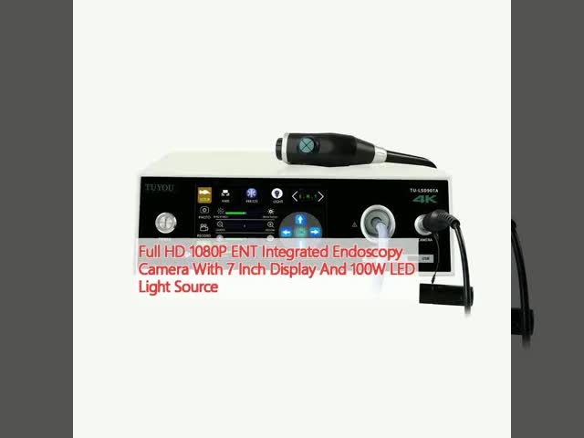 フルHD 1080P ENT 統合内視カメラ 7インチディスプレイと 100W LED 光源