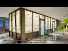 Sound Insulation Of 35-45dB Customizable Demountable Partition Wall For Hotel Renovation Projects