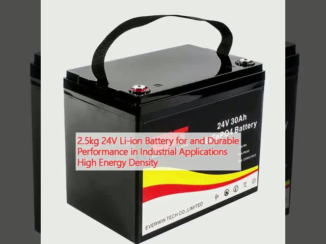 2.5kg 24V リチウムイオン電池 産業用用途での耐久性 高エネルギー密度