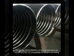 8.5MM Threads Pitch Drill Rod With BQ / NQ / HQ Compatibility For Core Drilling Efficiency