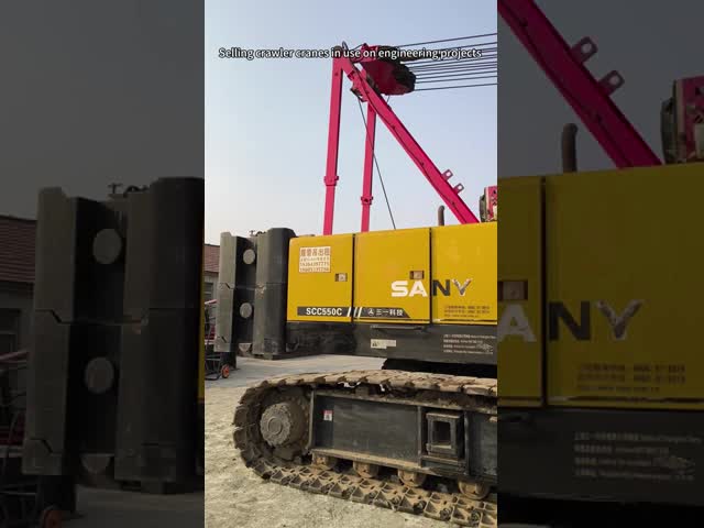 62m+42m 固定Jib 320トン クローラークレーン 建設効率を向上させる