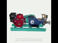 Portable High Pressure Water Blaster For Vessels Daily Maintenance 500bar