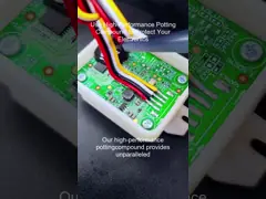 Niestandardowe 10:1 Silicone Potting Compound Glue Gel Isolation Czarny płyn