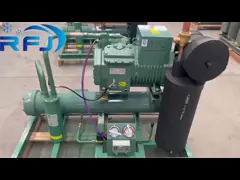 Chiller semi-fechado de água de média e alta temperatura de 8 HP com capacidade de refrigeração por condensador de 6642-31401W